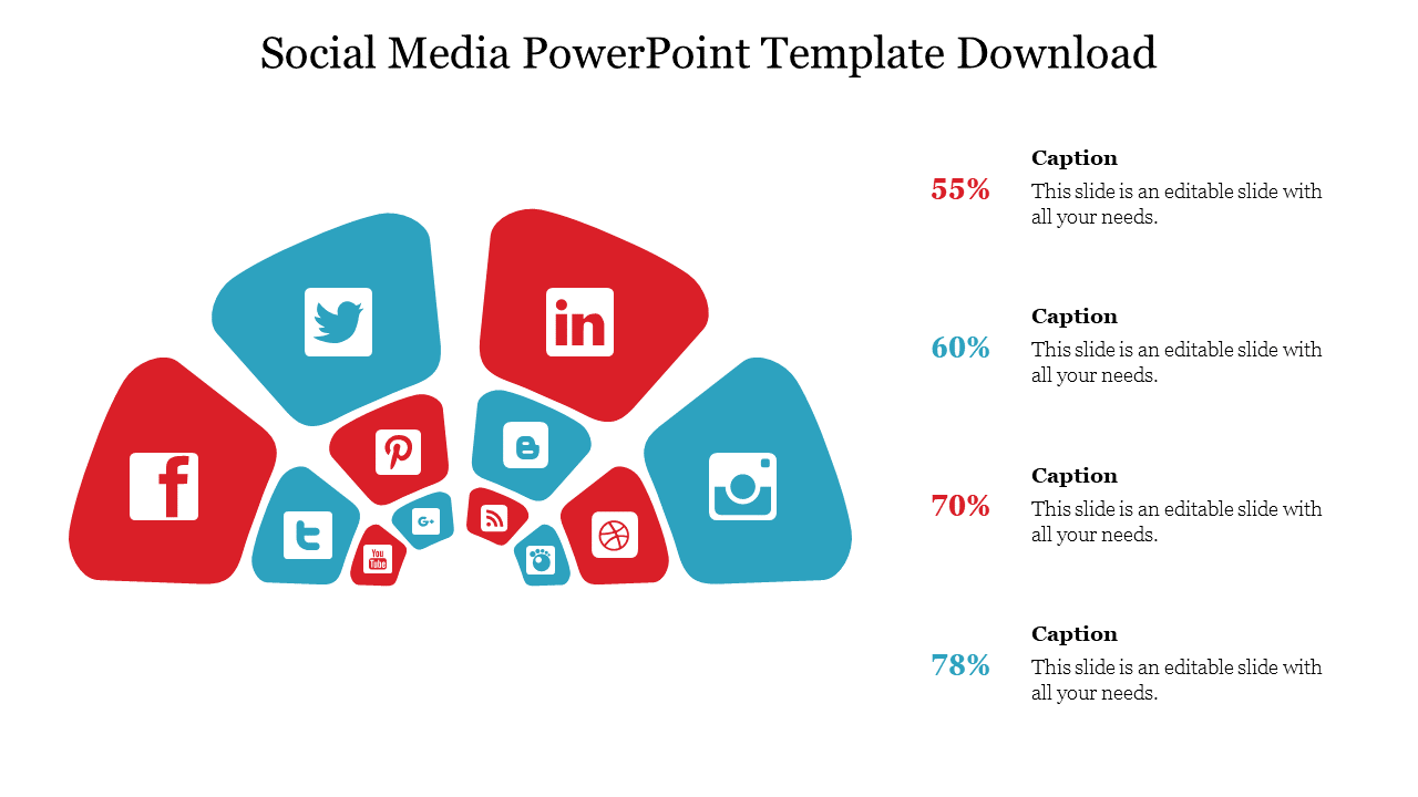 social media powerpoint template download